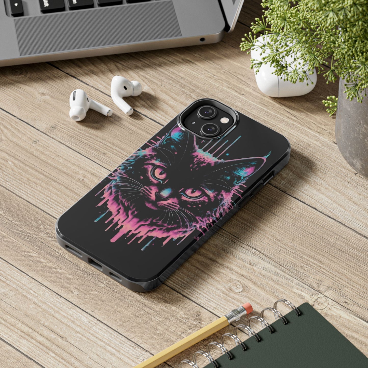 Ethereal Feline Guardian Case