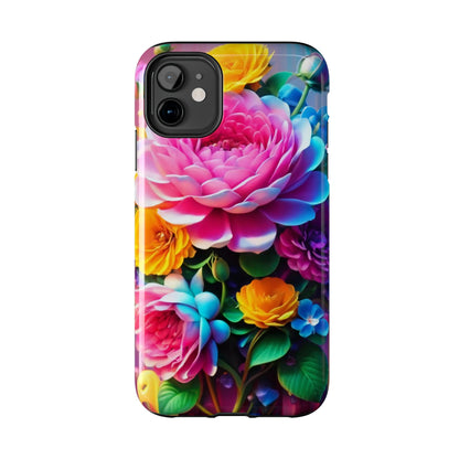 Vibrant Floral Splendor Tough Phone Case