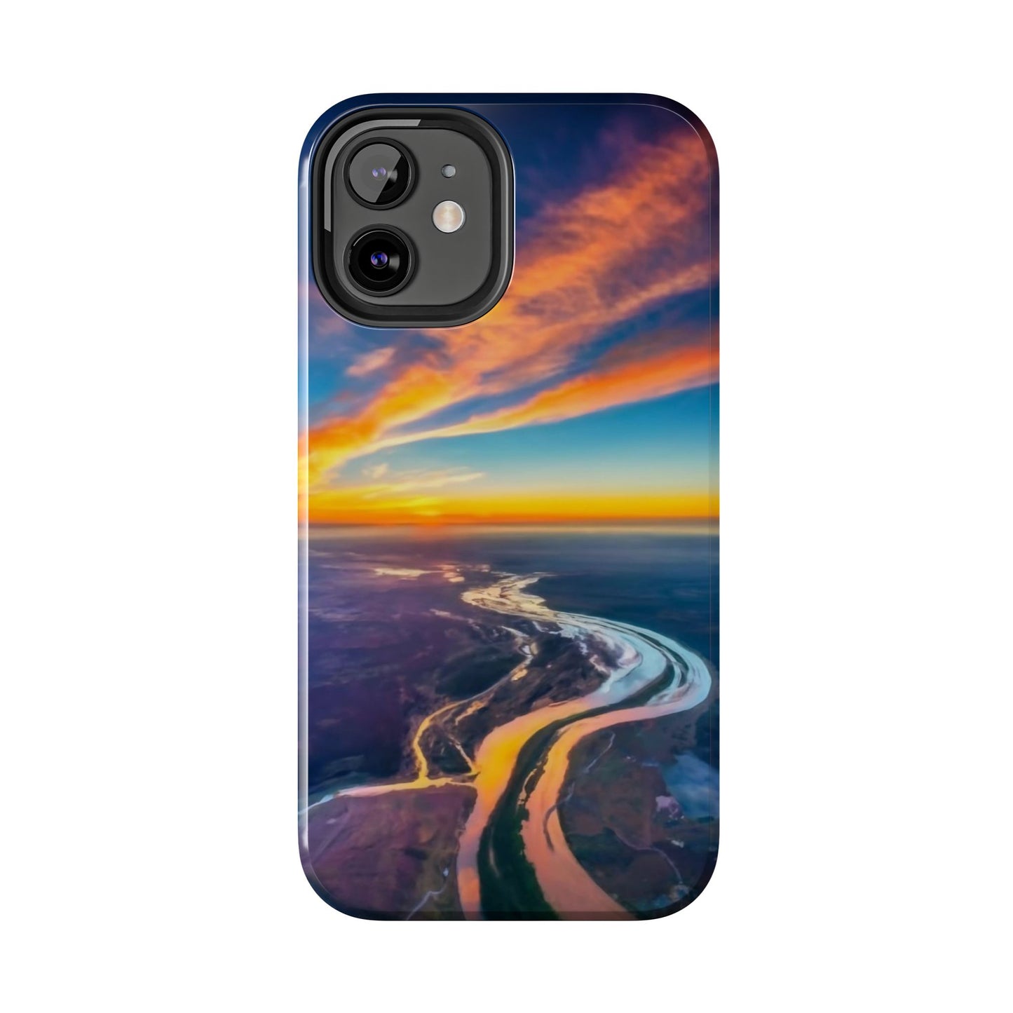 Celestial Sunset Earth View Tough Phone Case