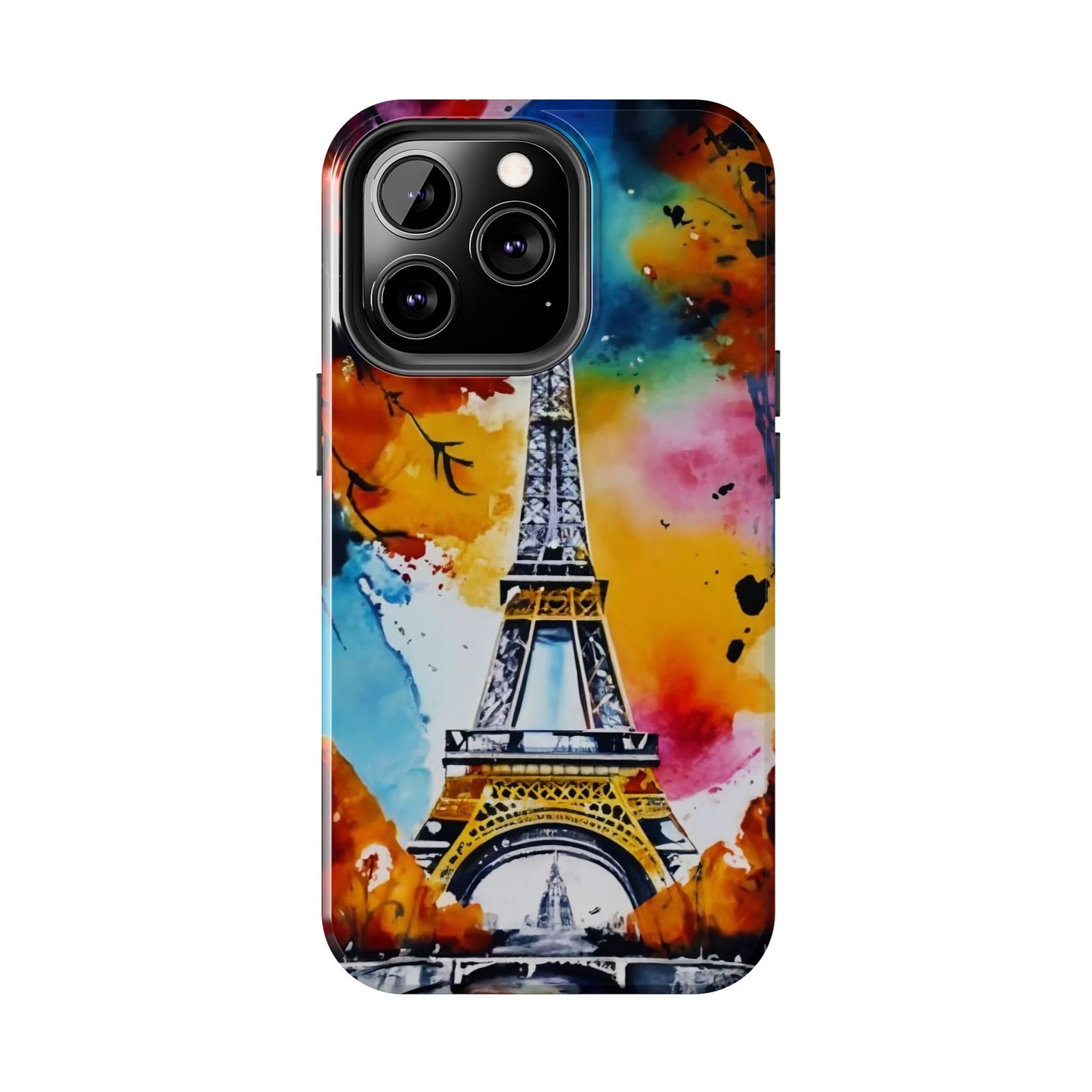 Vibrant Twilight Eiffel Defender Case