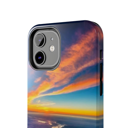 Celestial Sunset Earth View Tough Phone Case