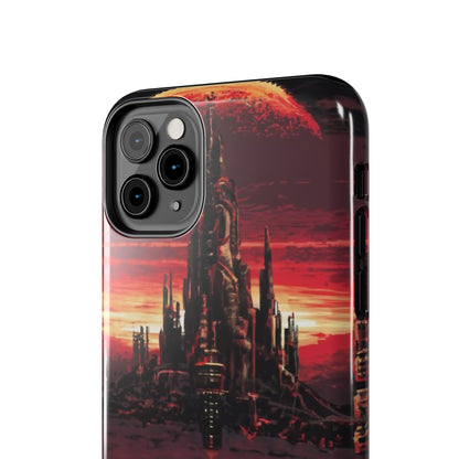 PixelVista Futuristic City Tough Phone Case