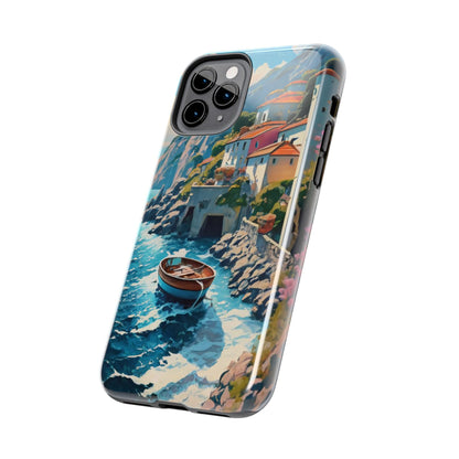 Coastal Dreamscape Boat Tough Phone Case