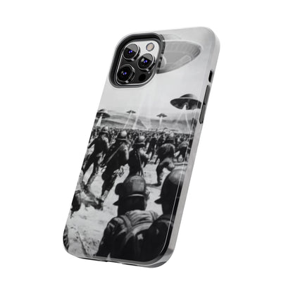 RetroWar UFO Encounter Tough Phone Case