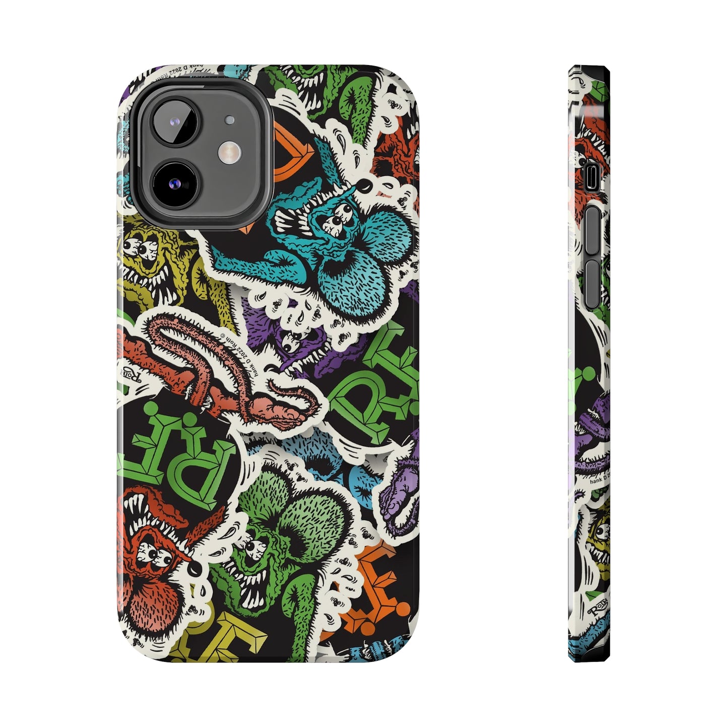 Rat Fink Sticker Bomb - Tough Phone Case