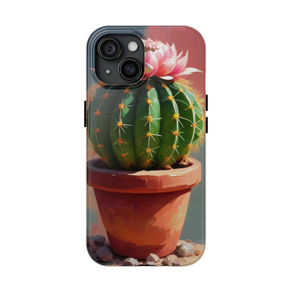 DesertBloom Terracotta Cactus Tough Phone Case