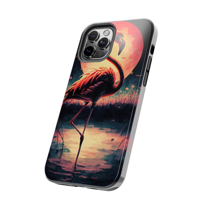 Sunset Flamingo Defender Case