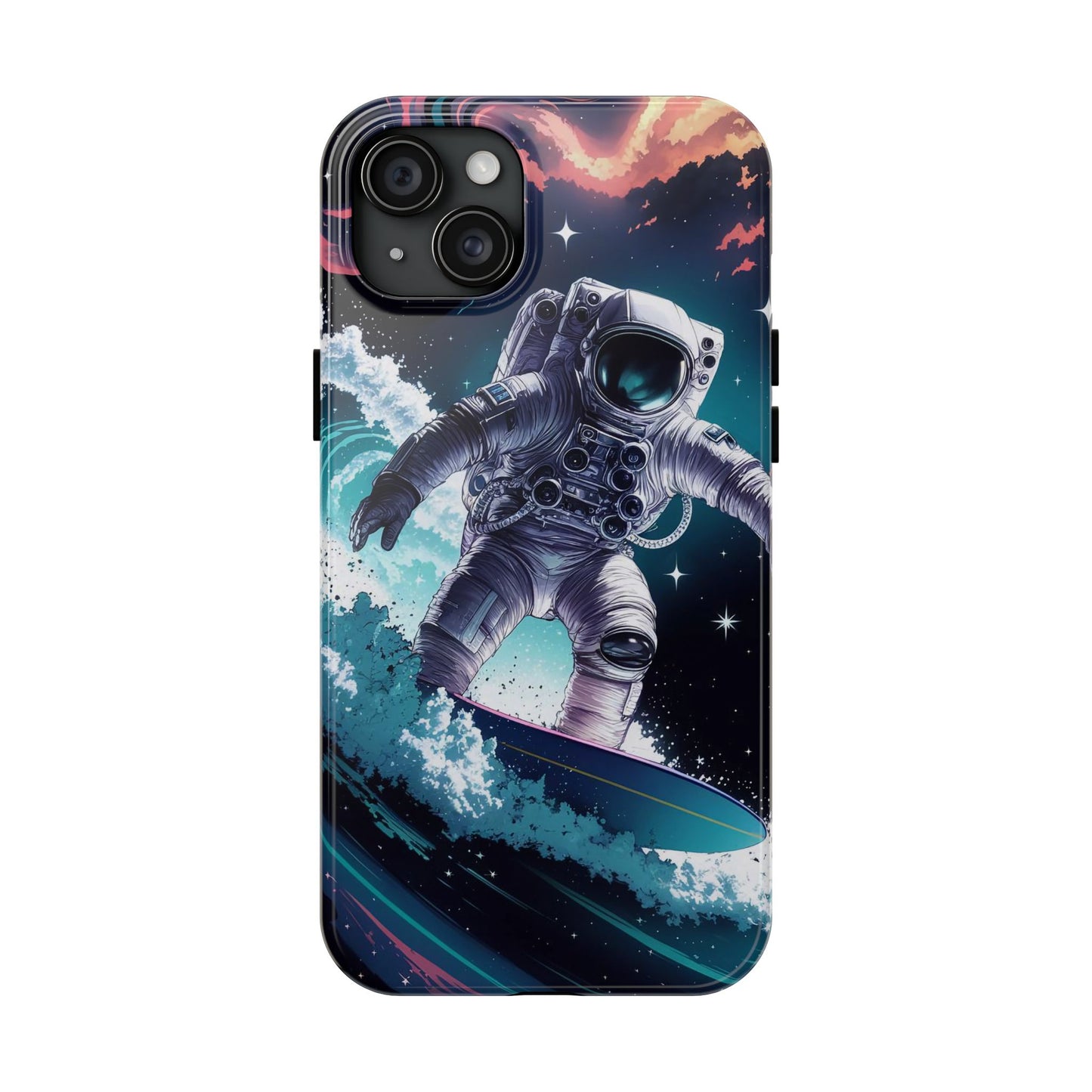 Space Surfer Astronaut Adventure Tough Phone Case