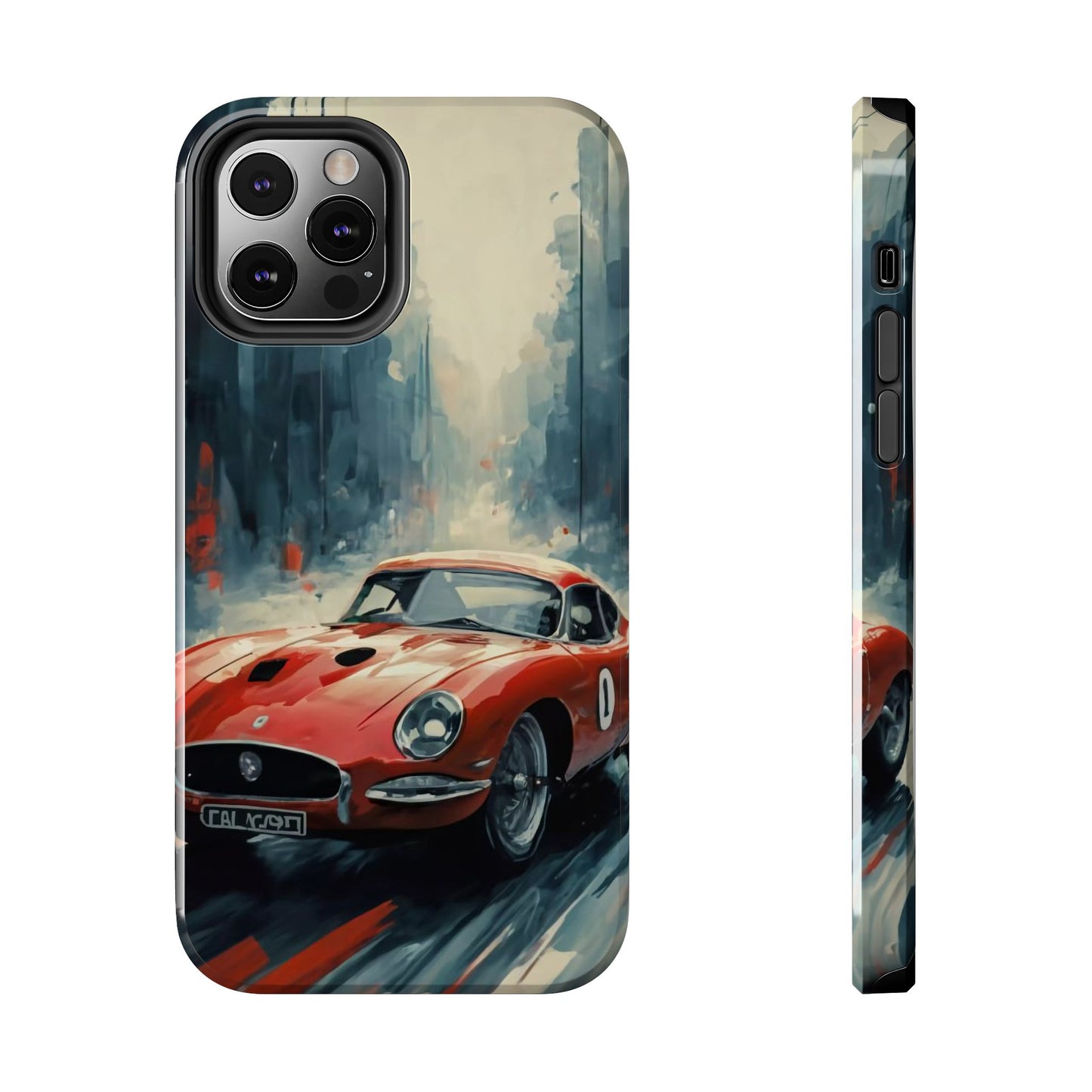 City Drive Red Sports Car Tough Phone Case