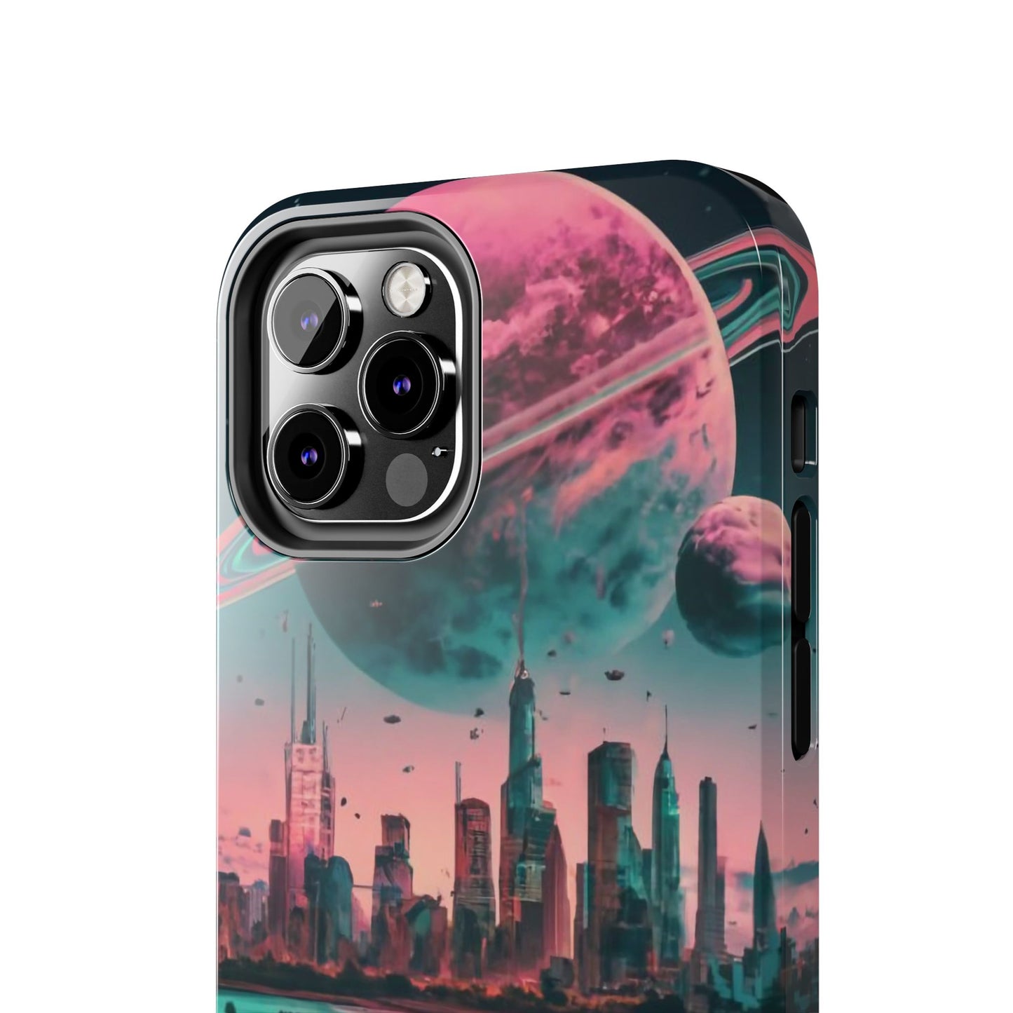 Celestial Cityscape Aerial View Tough Phone Case