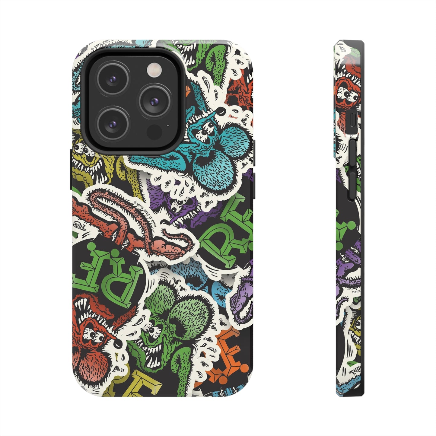 Rat Fink Sticker Bomb - Tough Phone Case