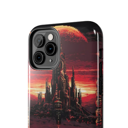 PixelVista Futuristic City Tough Phone Case