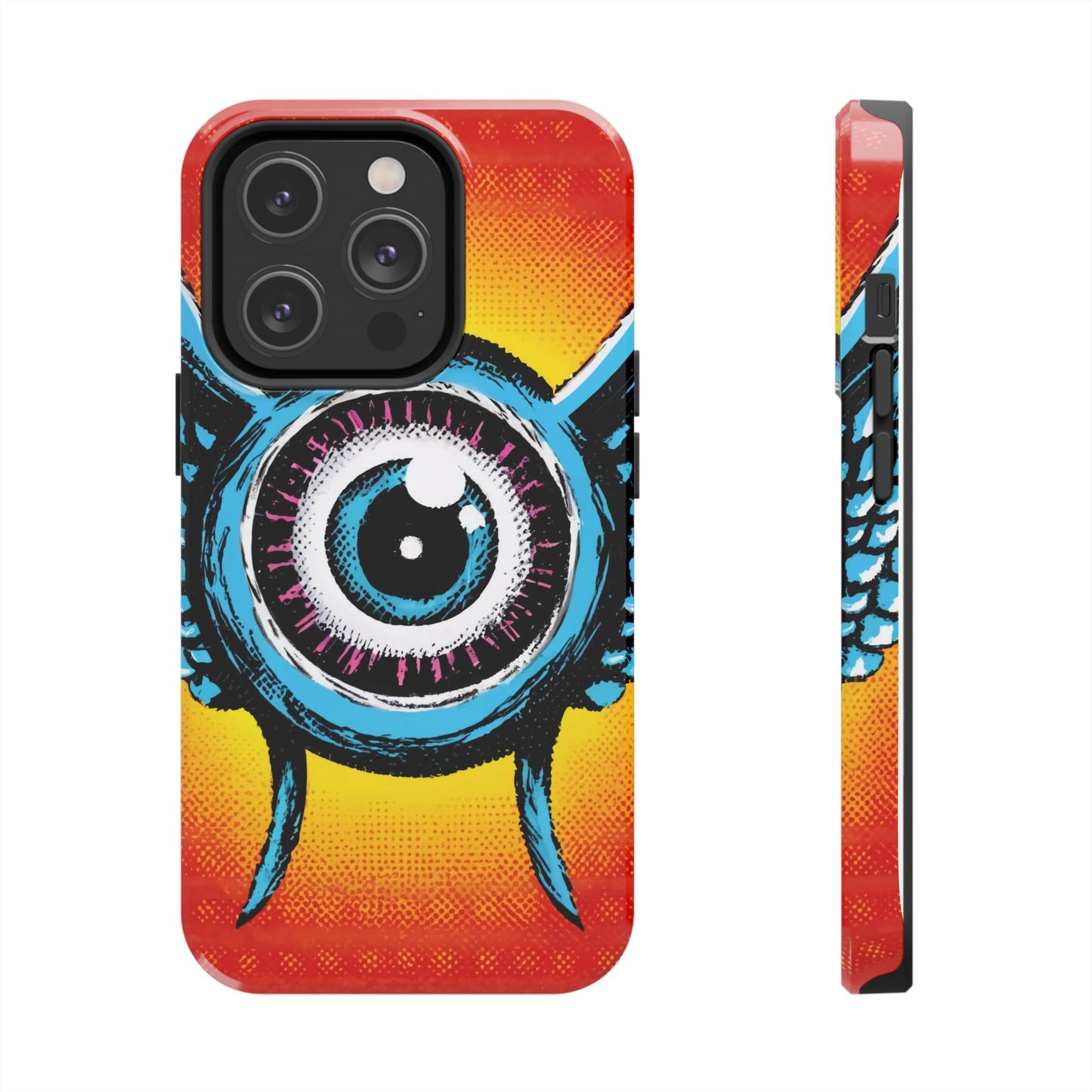 Bursting Vision Winged Eye iPhone Case