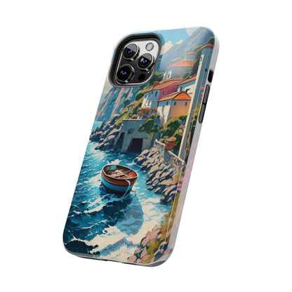 Coastal Dreamscape Boat Tough Phone Case