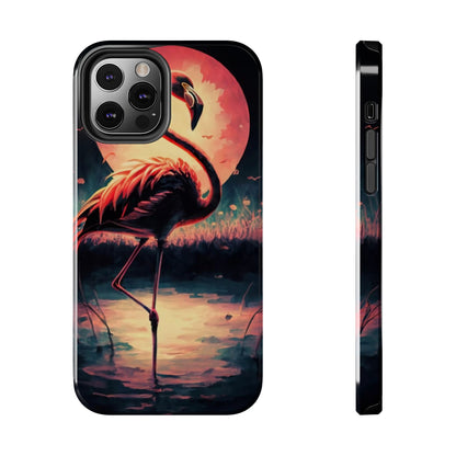 Sunset Flamingo Defender Case