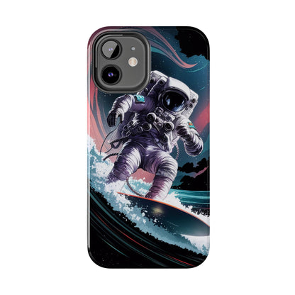 Cosmic Crest Astronaut Wave Rider Tough Phone Case