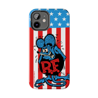 Red, White and Fink - Tough Phone Case