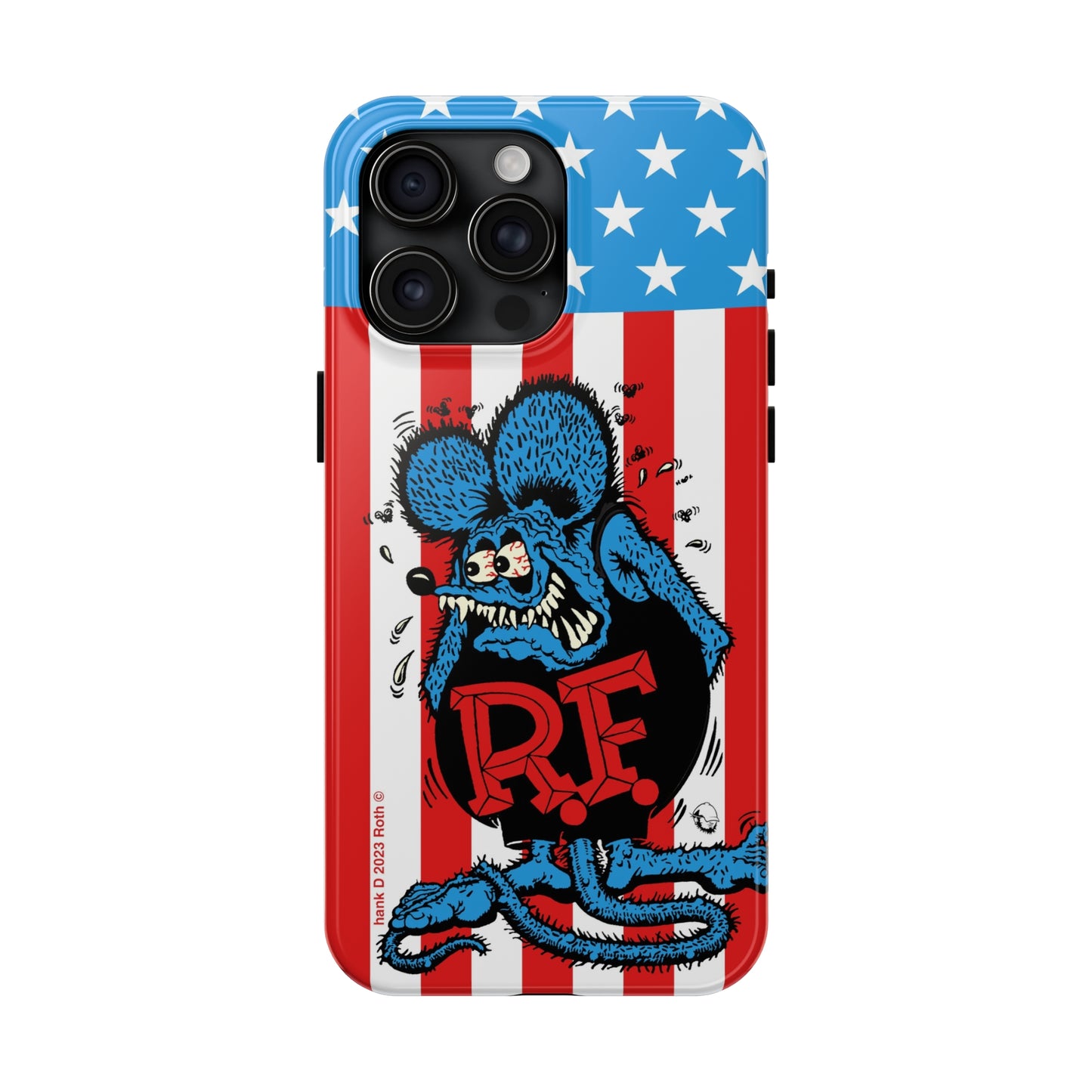 Red, White and Fink - Tough Phone Case