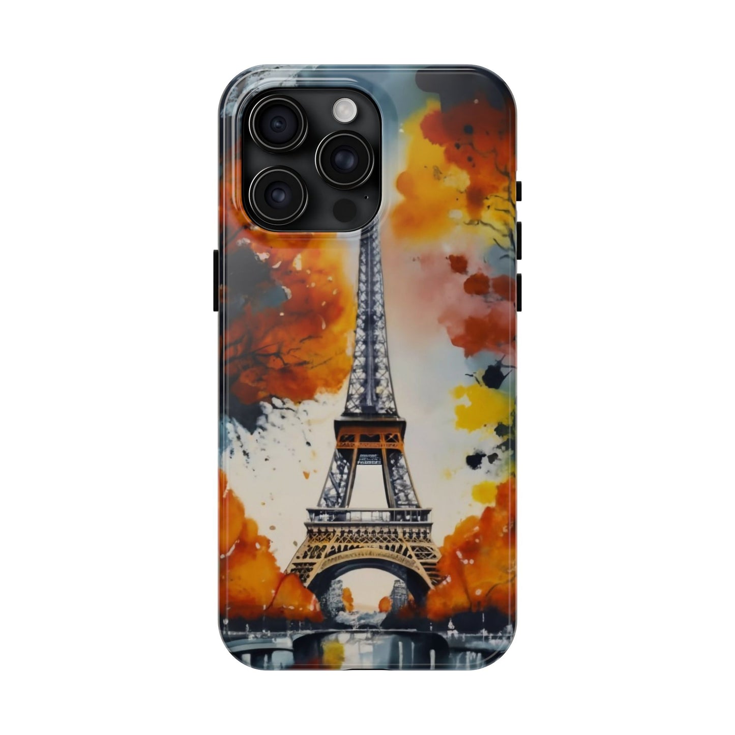 Watercolor Eiffel Twilight Defender Case