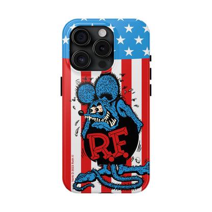 Red, White and Fink - Tough Phone Case