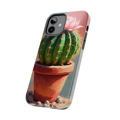 DesertBloom Terracotta Cactus Tough Phone Case