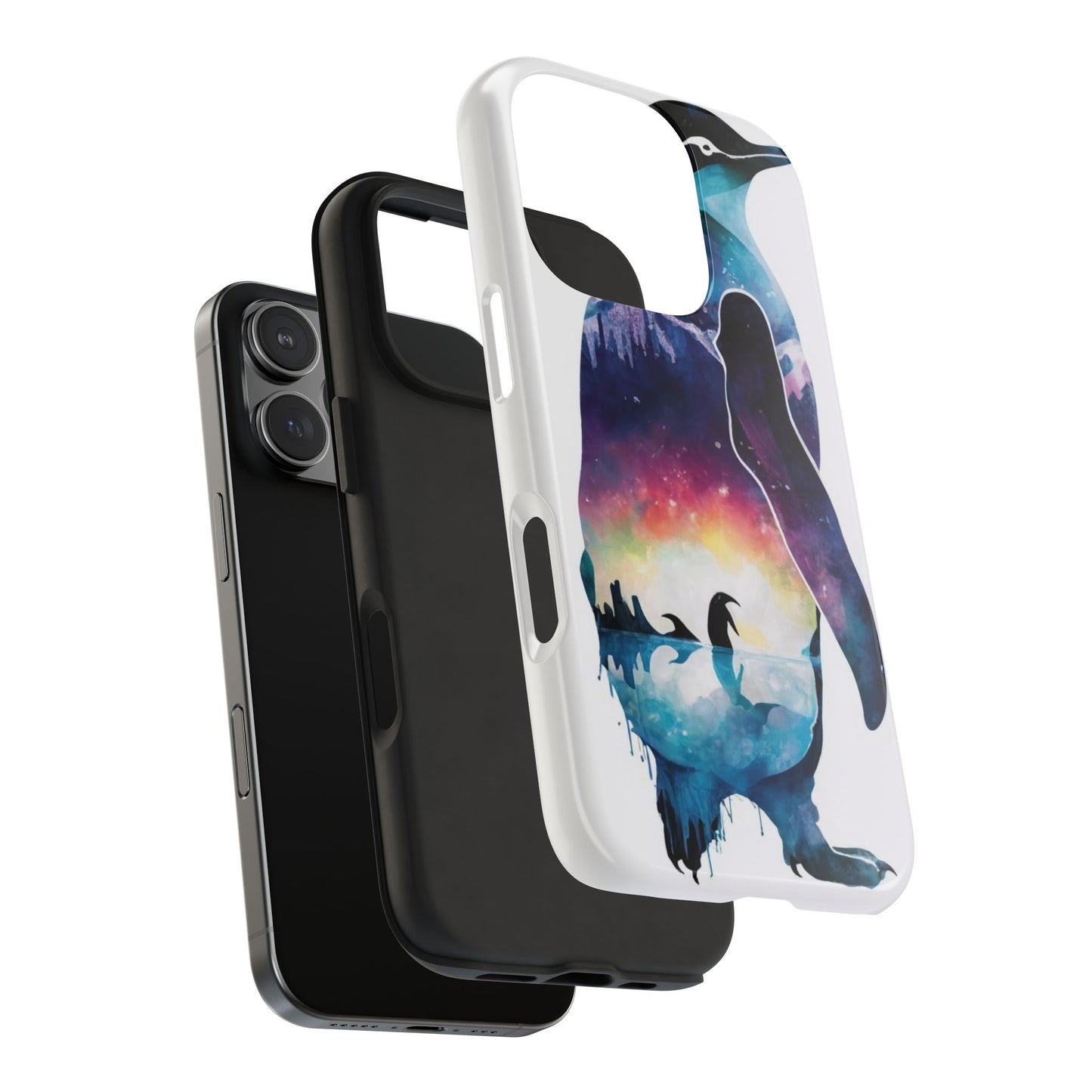 Arctic Majesty Penguin Tough Phone Case