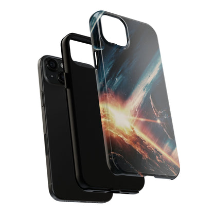 Celestial Voyage Space Scene Tough Phone Case