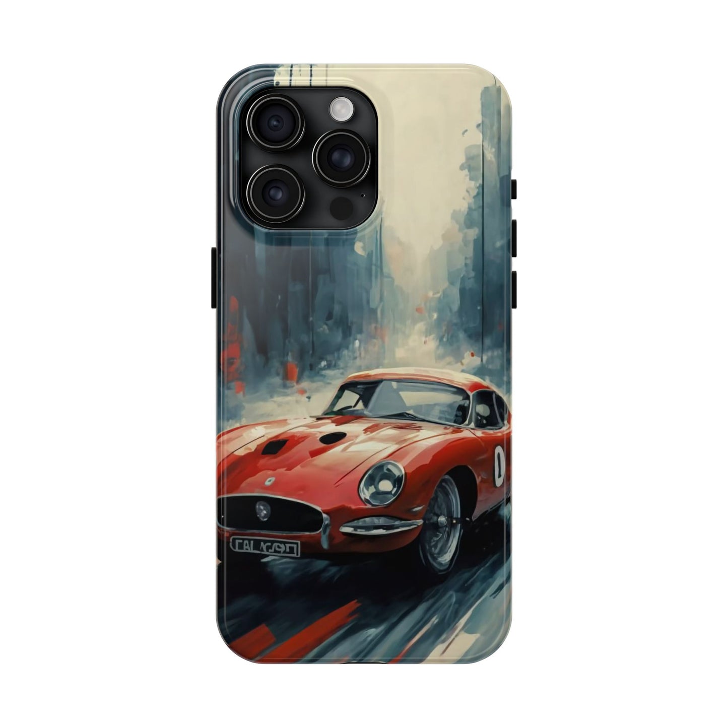 City Drive Red Sports Car Tough Phone Case