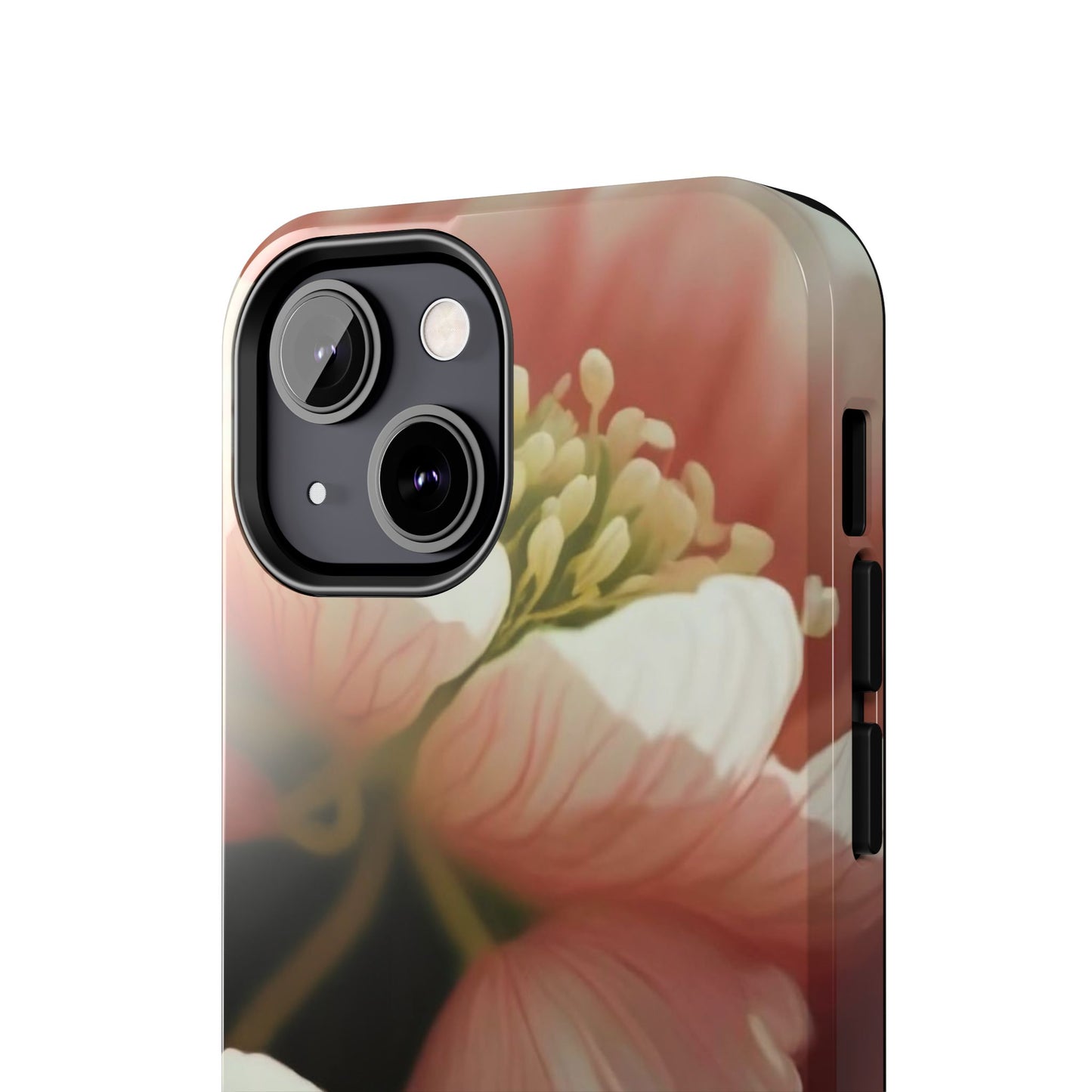 Pink Petal Watercolor Bloom Tough Phone Case