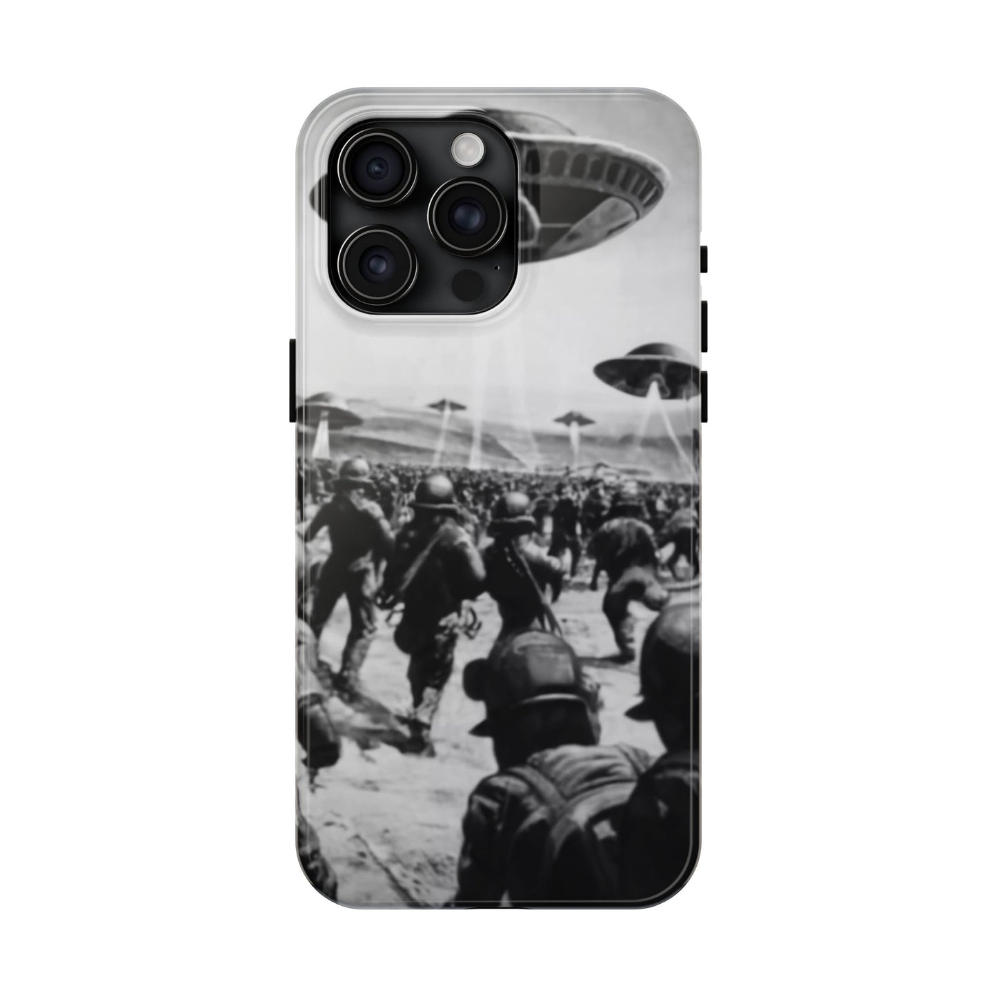 RetroWar UFO Encounter Tough Phone Case