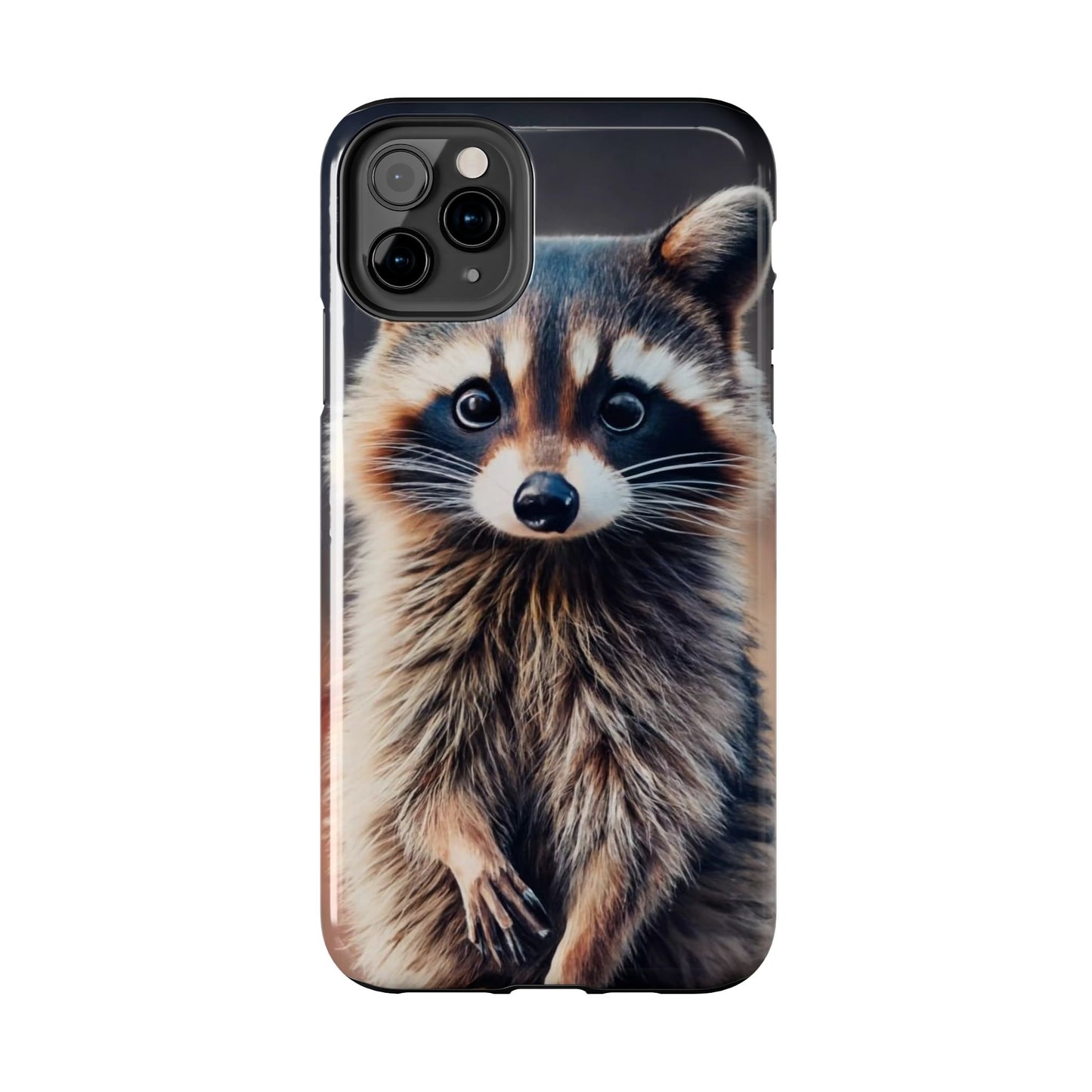 Abstract Raccoon Charm Tough Phone Case