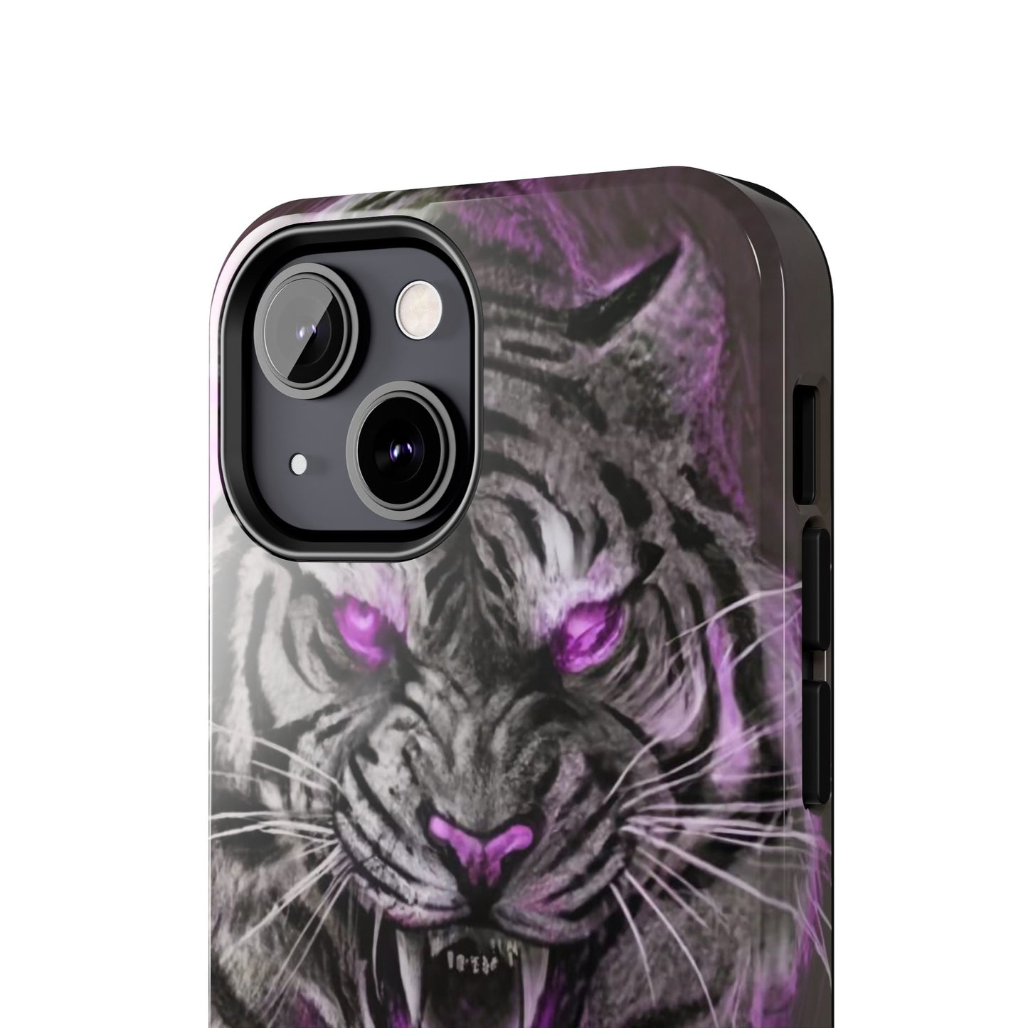 Enigmatic Hunter Tiger Sketch Tough Phone Case