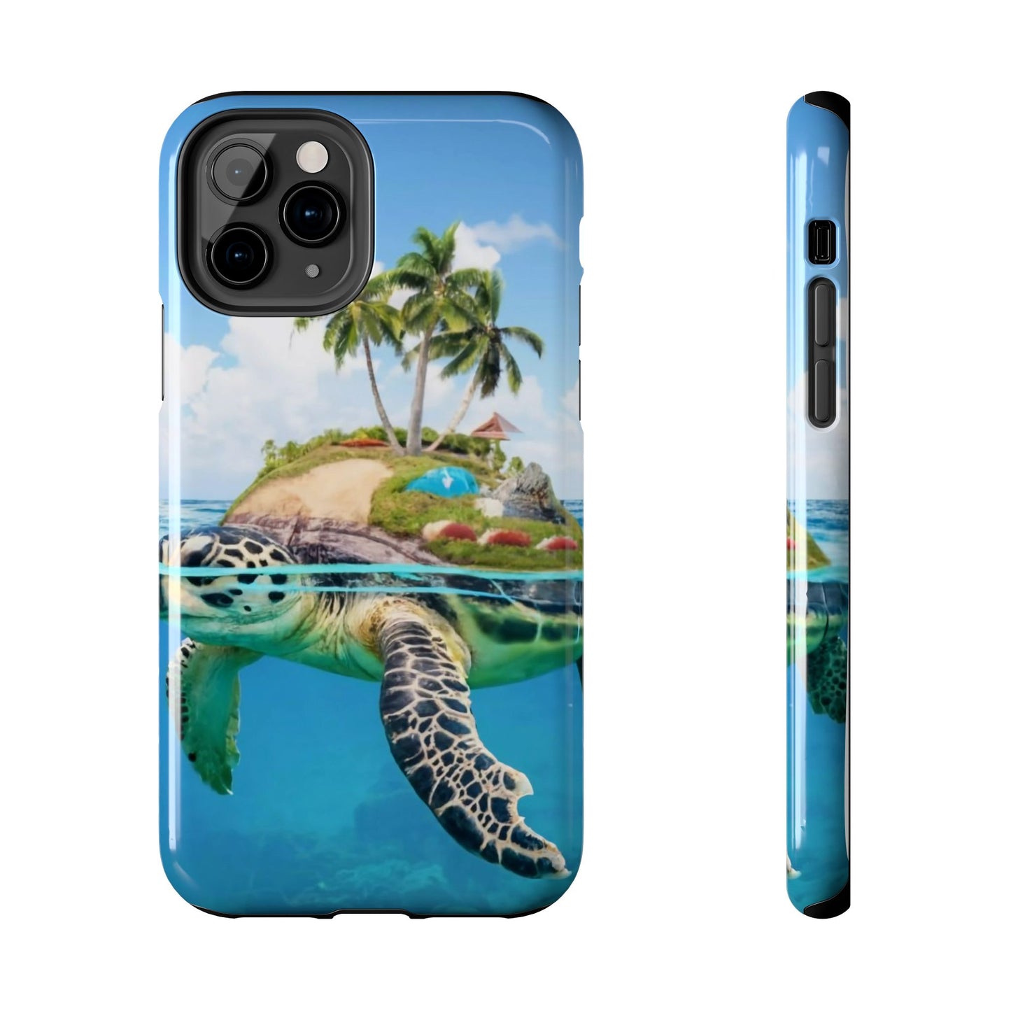 Island Turtle Ocean Adventure Tough Phone Case