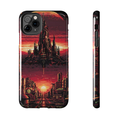 PixelVista Futuristic City Tough Phone Case