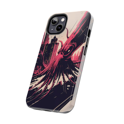 Kraken Rampage Cityscape Tough Phone Case