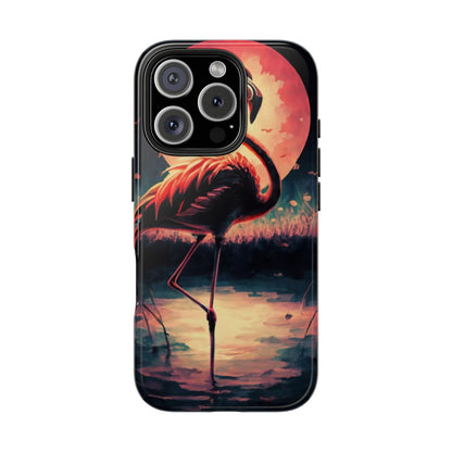 Sunset Flamingo Defender Case