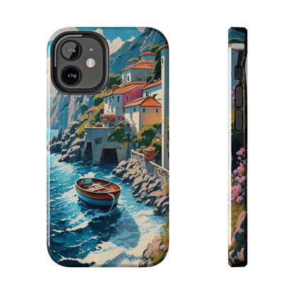 Coastal Dreamscape Boat Tough Phone Case