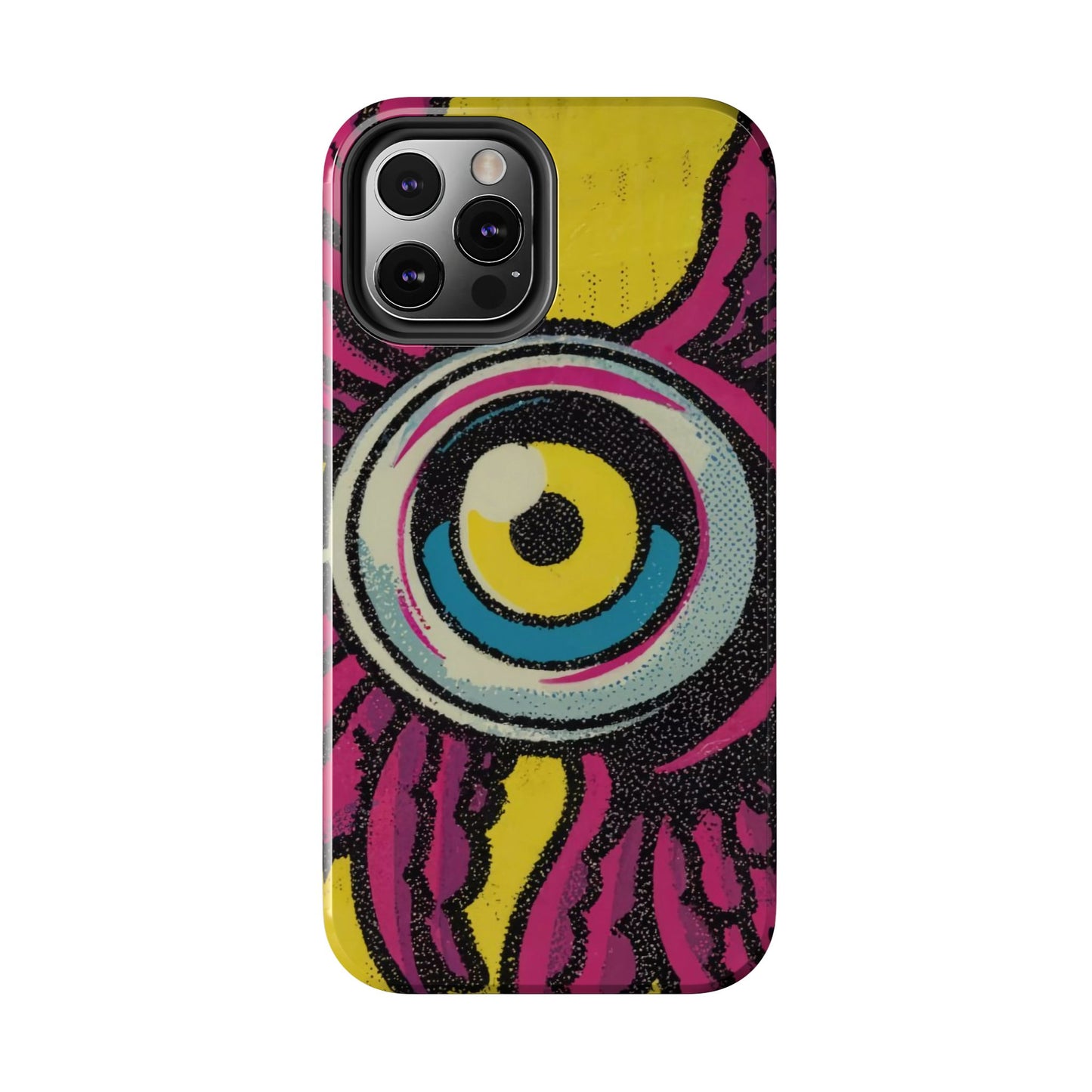 Golden Gaze Winged Eye iPhone Case