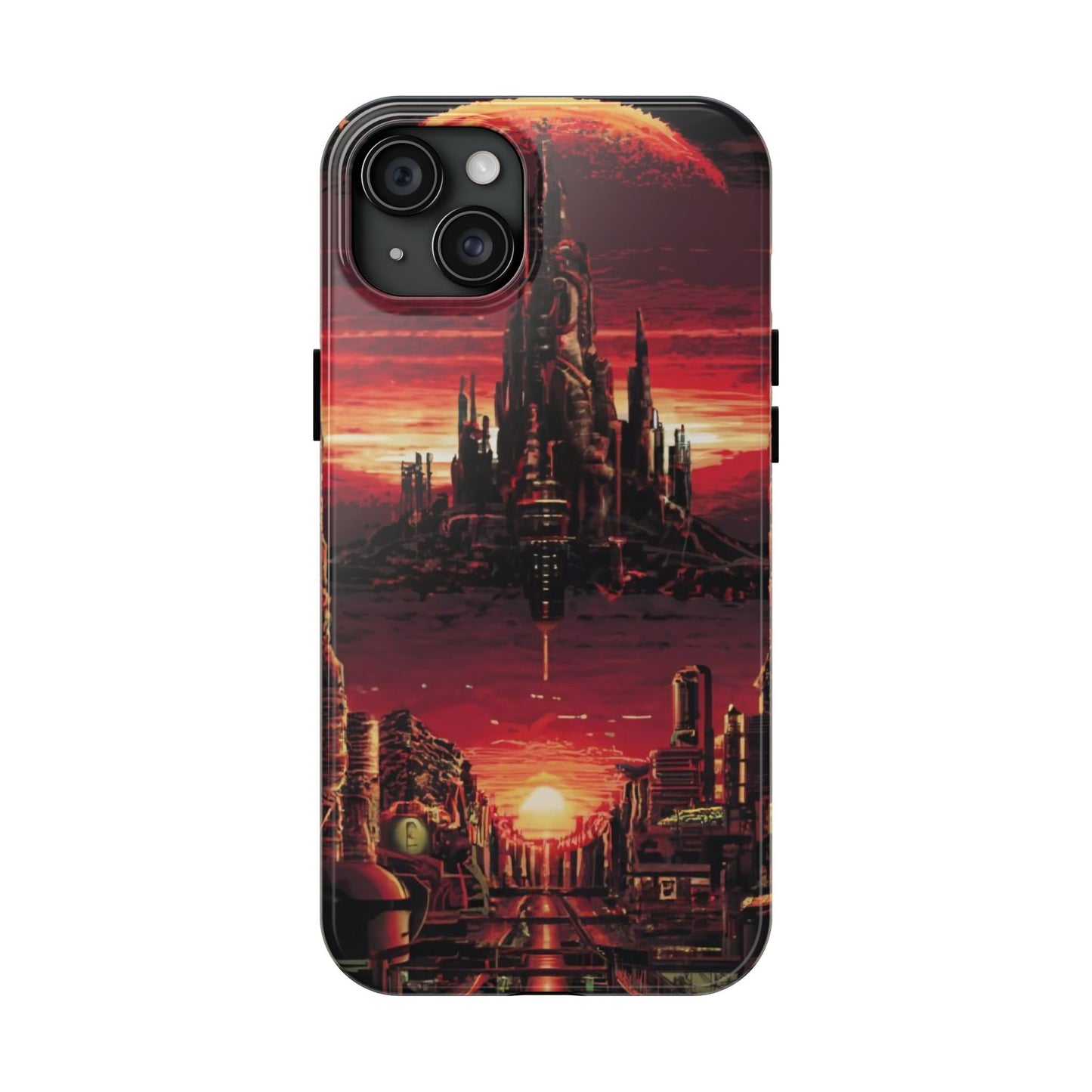 PixelVista Futuristic City Tough Phone Case