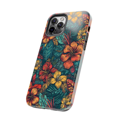 Radiant Frangipani - Hawaiian Tough Phone Case