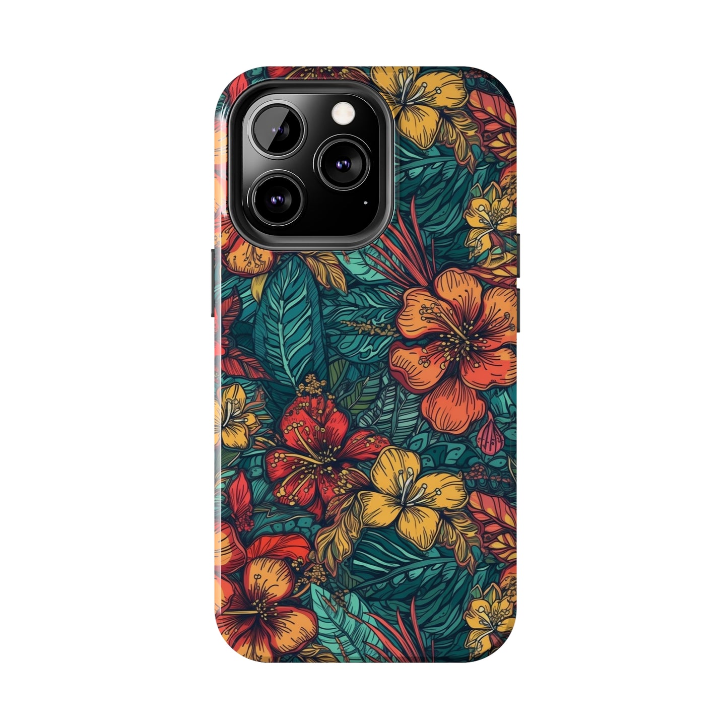 Radiant Frangipani - Hawaiian Tough Phone Case