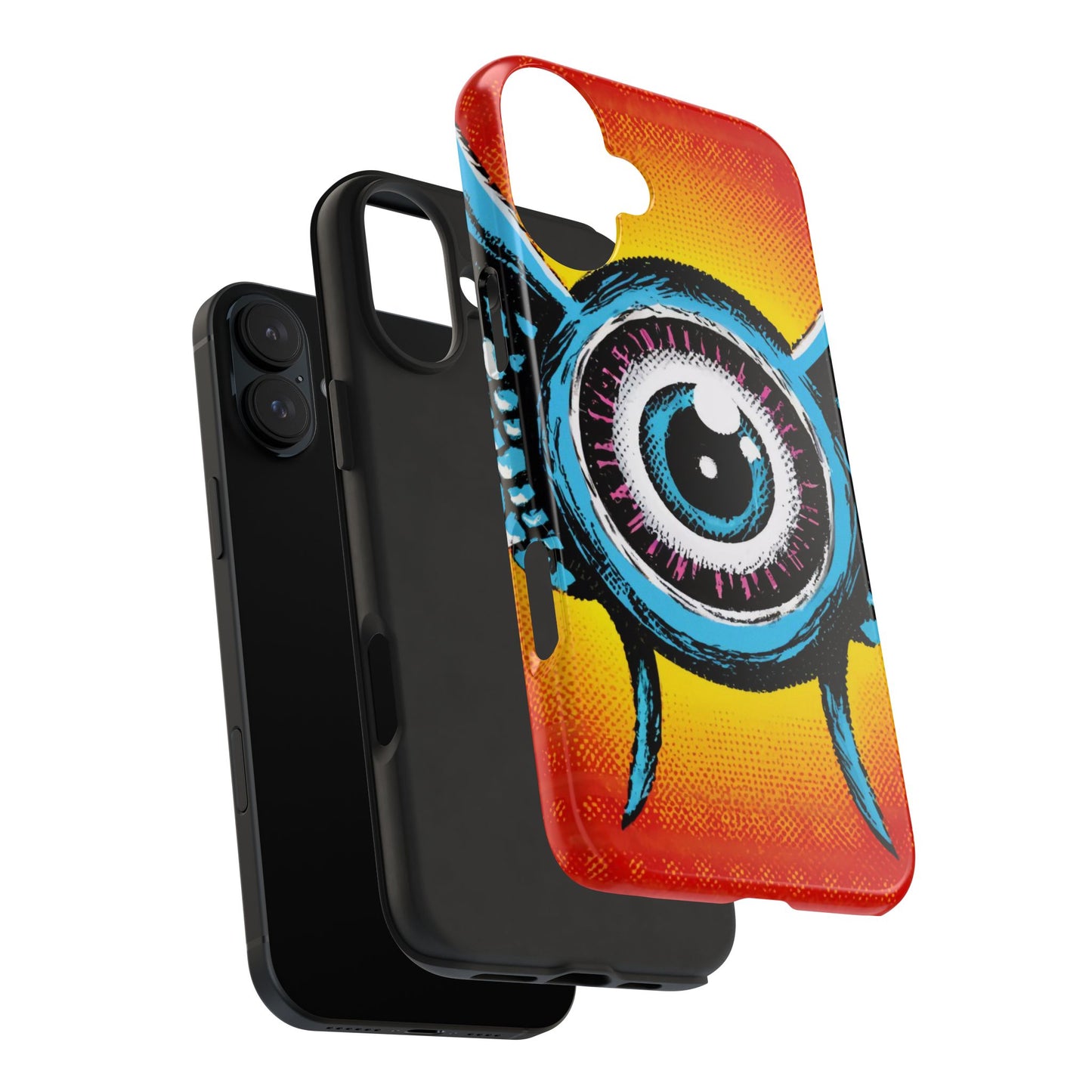 Bursting Vision Winged Eye iPhone Case