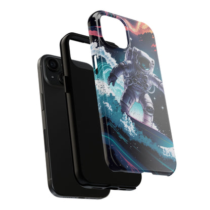 Space Surfer Astronaut Adventure Tough Phone Case