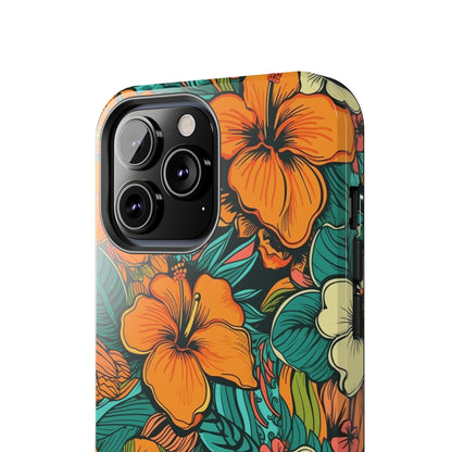 Sunset Tiare - Hawaiian Tough Phone Case