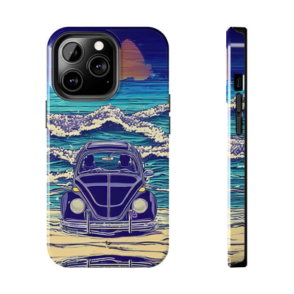 Blue VDub Beetle - Tough Phone Case