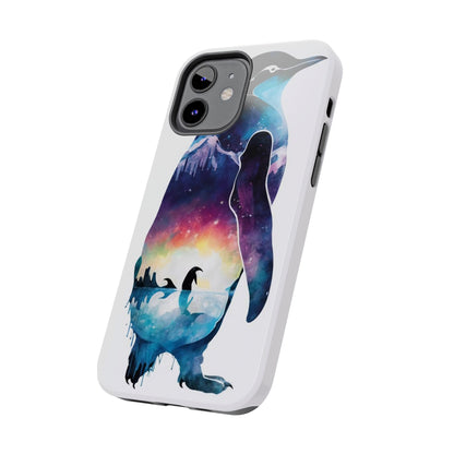 Arctic Majesty Penguin Tough Phone Case