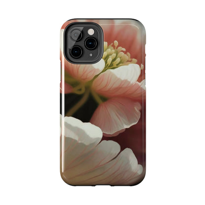 Pink Petal Watercolor Bloom Tough Phone Case