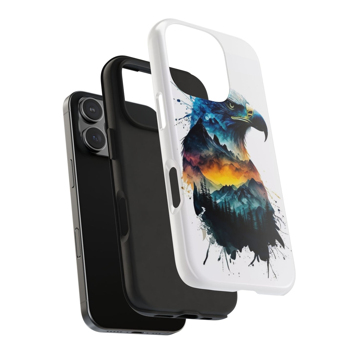 Intense Gaze Bald Eagle Tough Phone Case