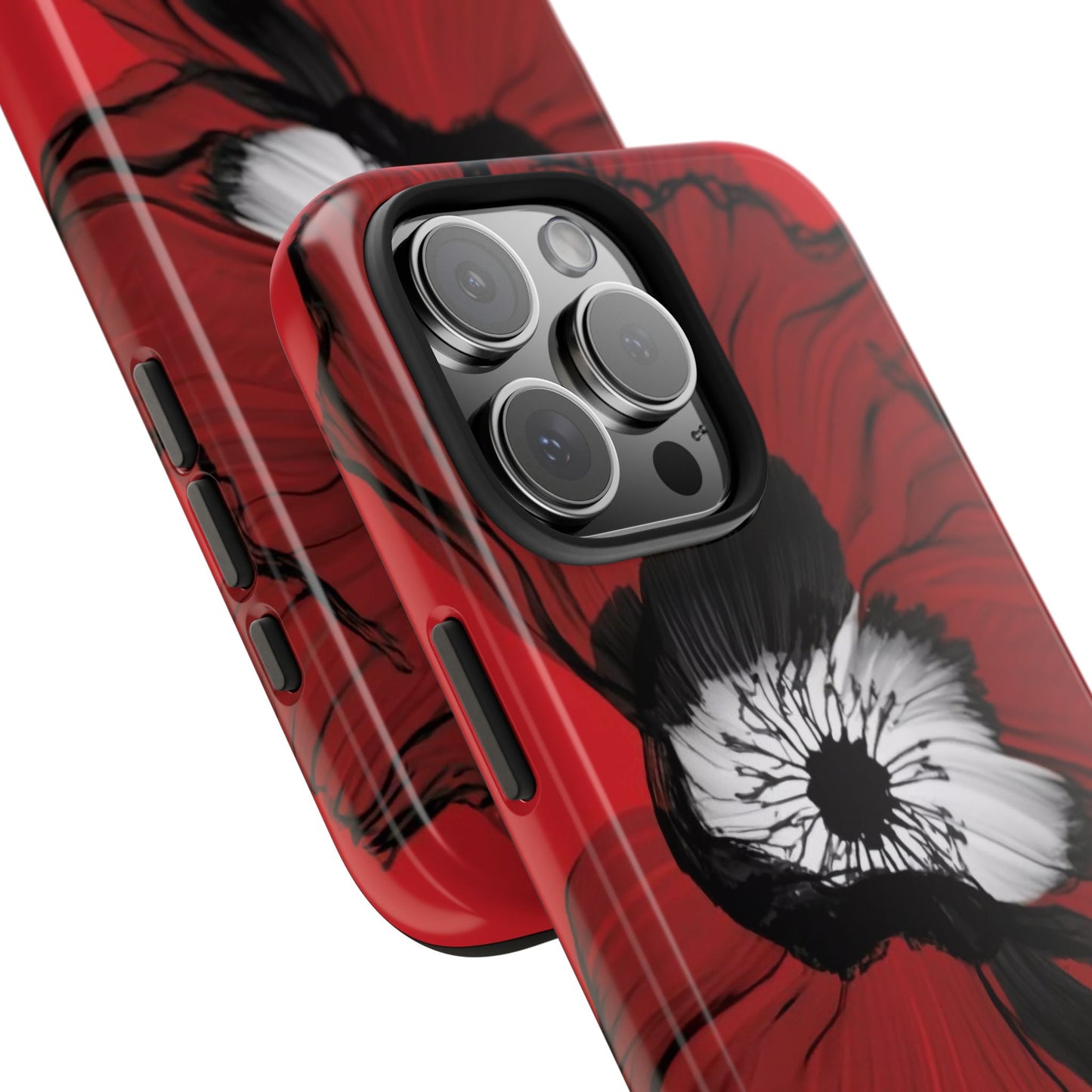 Crimson Bloom Defender Case