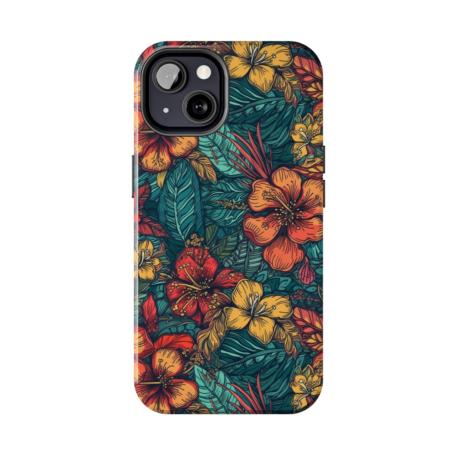 Radiant Frangipani - Hawaiian Tough Phone Case